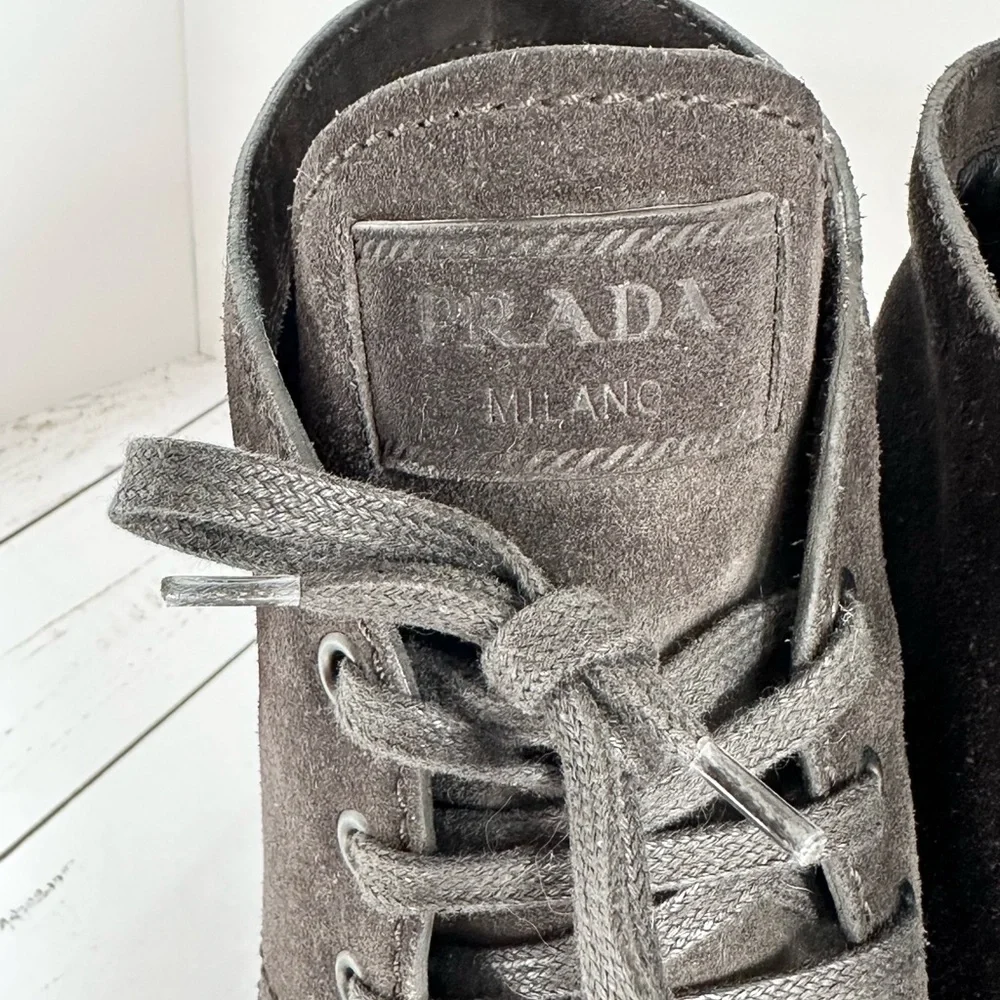 Prada Scamoaciato wedge boot - Picture 3 of 6
